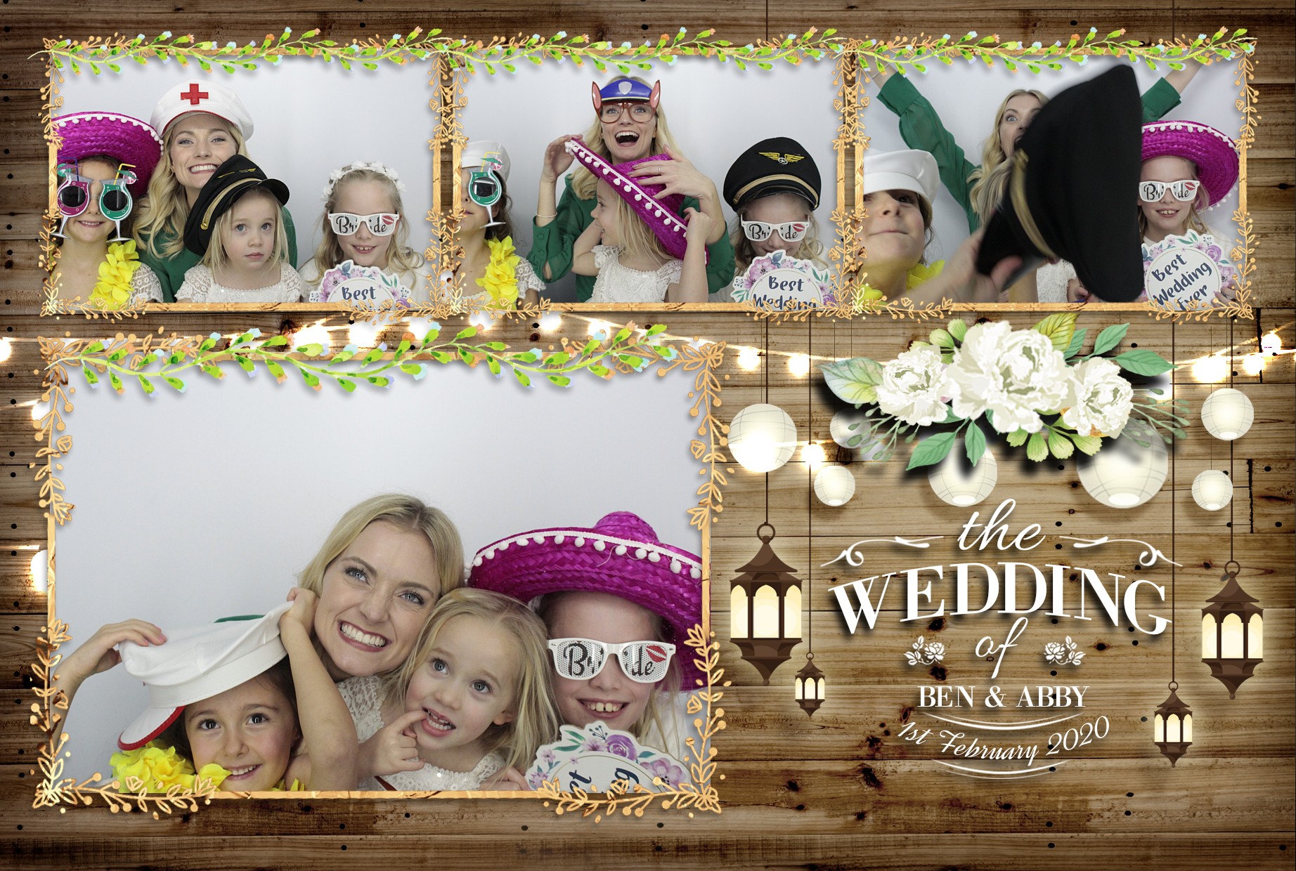 Ben & Abby’s Wedding  | View more photos from the event at gallery.myphotoboothexperience.co.uk/u/MyPhotoBoothExperienceLtd/Ben-Abby’s-Wedding